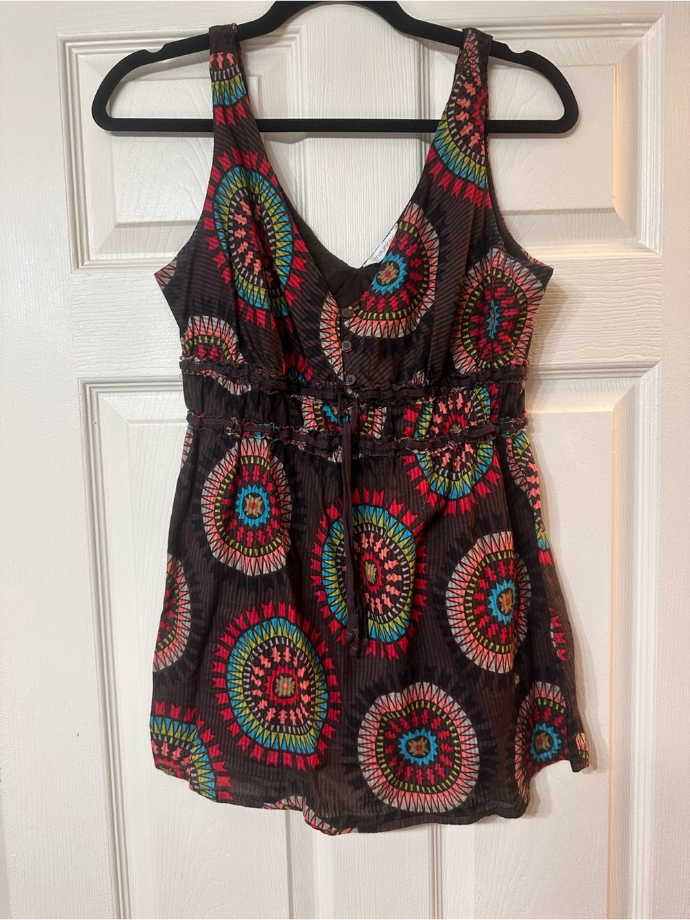 Dark brown tank